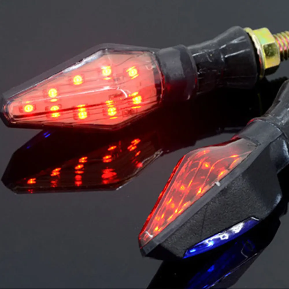 Индисветильник DRL для мотоцикла сигнальный поворотник прочный двухсторонний