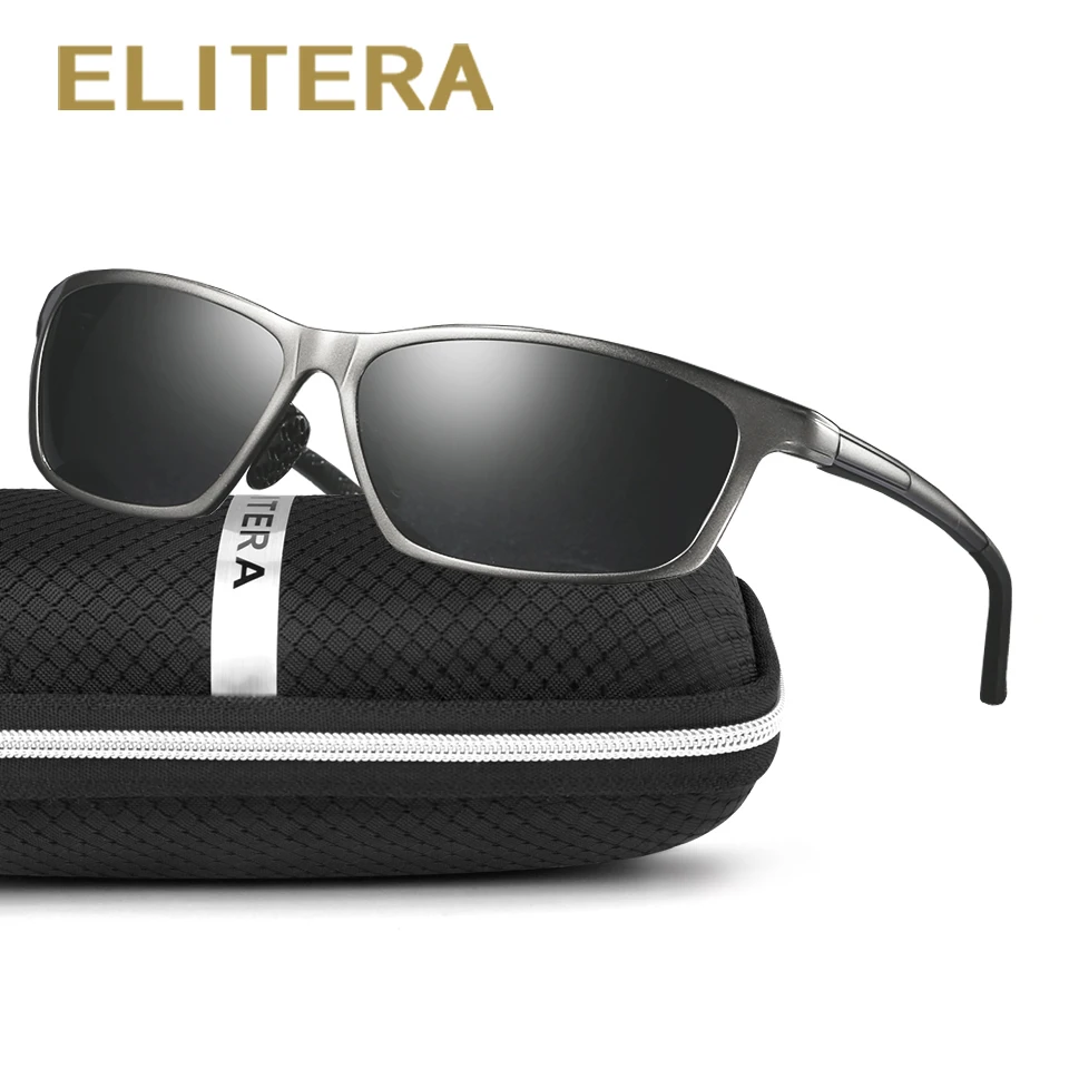 ELITERA, новинка, алюминиевые мужские солнцезащитные очки, высокое качество, поляризационные, UV400, для вождения, спортивные, мужские солнцезащитные очки для мужчин, женские очки