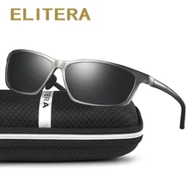 ELITERA, новинка, алюминиевые мужские солнцезащитные очки, высокое качество, поляризационные, UV400, для вождения, спортивные, мужские солнцезащитные очки для мужчин, женские очки