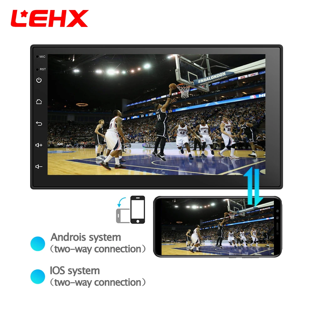 7''Car Android8.1 Car Radio Stereo GPS Navigation Bluetooth USB 2 Din Touch Car Multimedia Player Audio Player Autoradio Rated