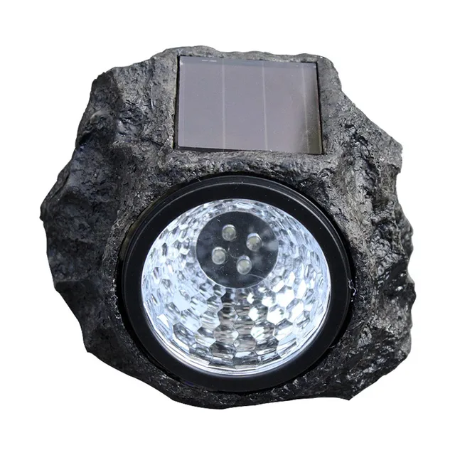 Solar Stone Light Resin 4 Leds Ip65 Waterproof Lamp Indoor Outdoor Solar Stone Light Resin 4 Leds Ip65 Waterproof Lamp Indoor Outdoor Garden Lawn
