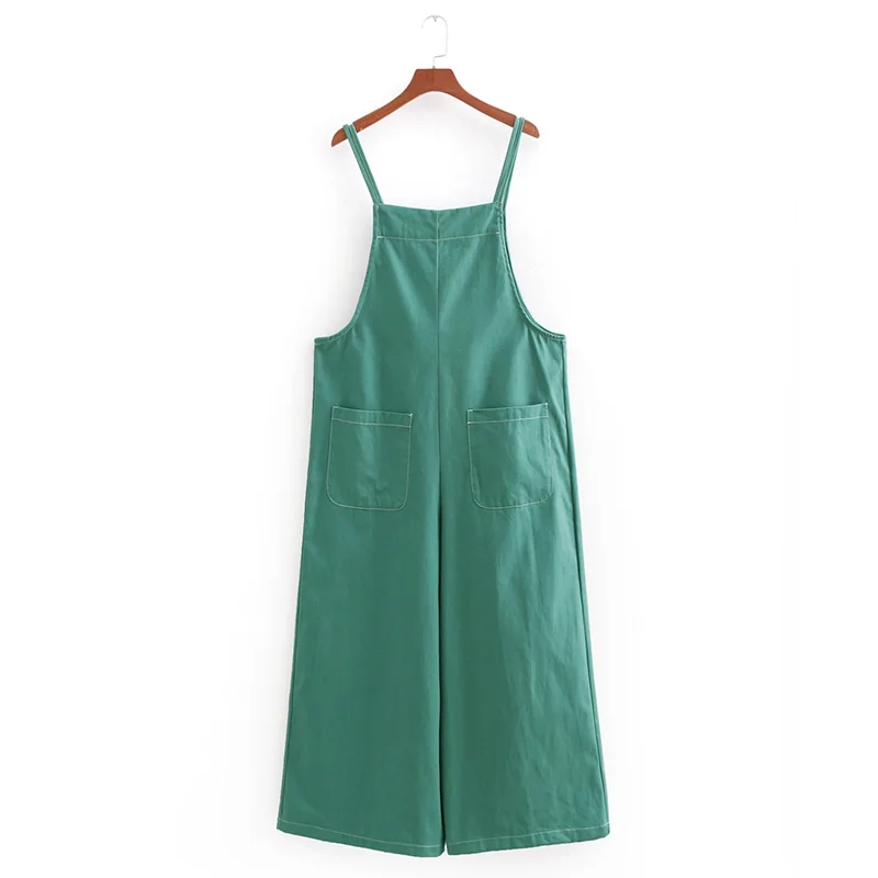 ShejoinSheenjoy Elegant Loose Jumpsuits Oversized Pockets Rompers Women Casual Streetwear Overalls Trousers Jumpsuit Romper (2)