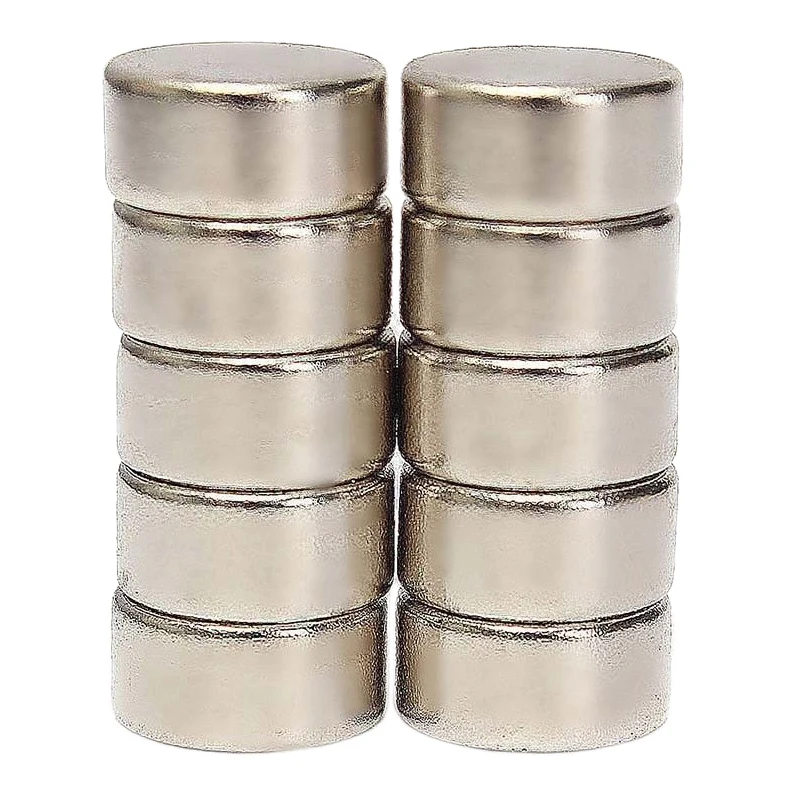 

10Pcs N52 10Mm x 5Mm Super Strong Cylinder Round Rare Earth Neodymium Magnets Fridge Magnets