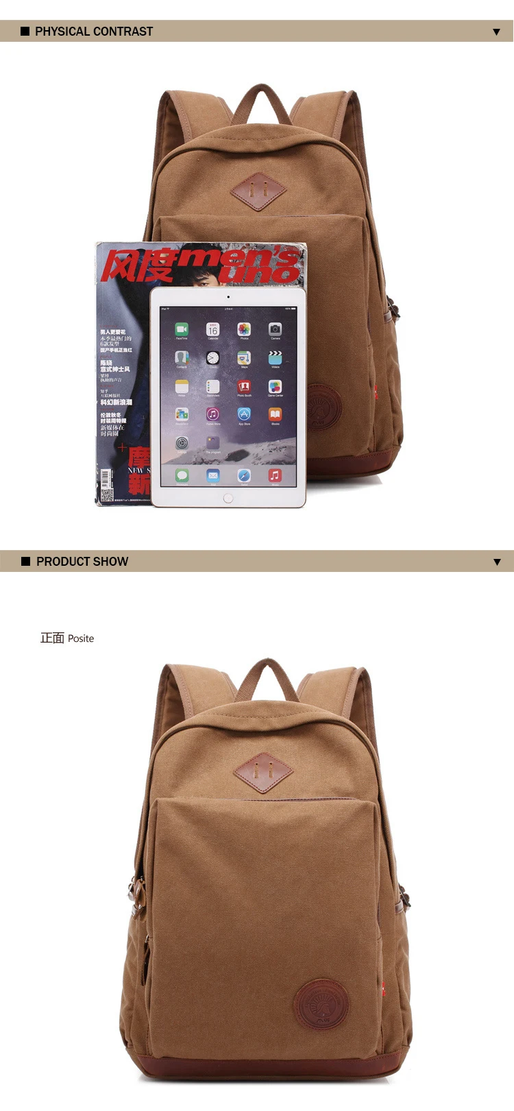 AUGUR модный мужской женский рюкзак, холщовая дорожная сумка для ноутбука, рюкзаки, женские рюкзаки, подростковые школьные сумки для девочек