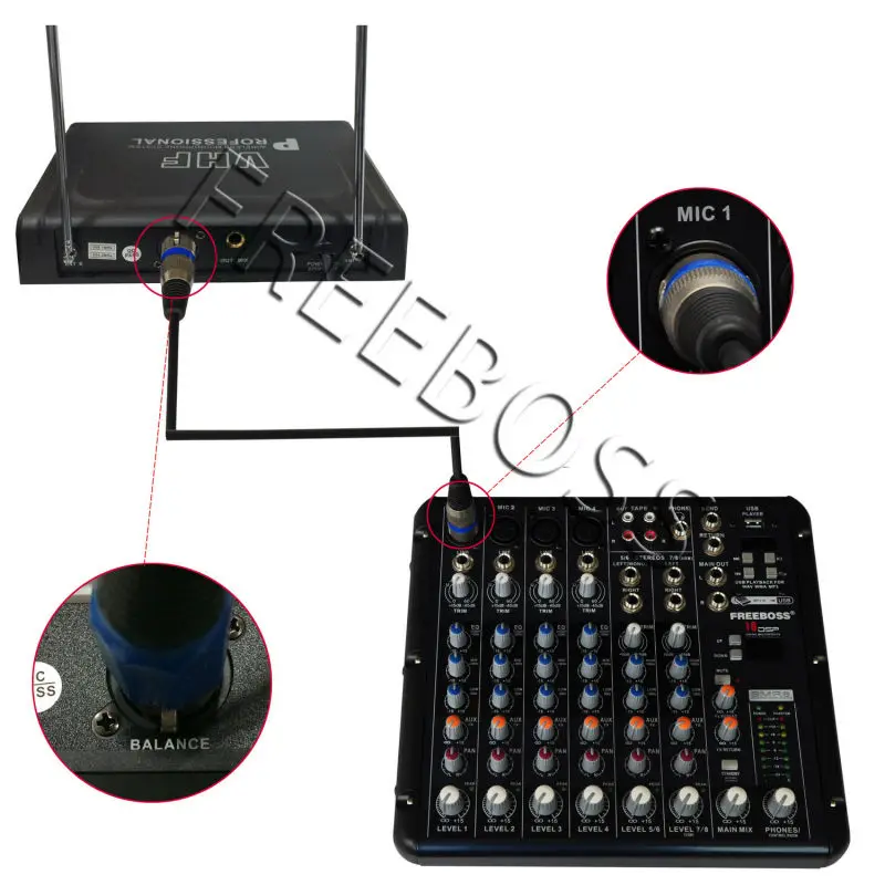 1 XLR+ 1 MIX  22