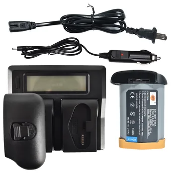 

DSTE 2PCS LP-E19/LP-E4N Battery + LCD Dual Slot Charger for Canon EOS 1DX /1DX Mark II / 1Ds Mark III / 1D Mark III / 1DMark IV