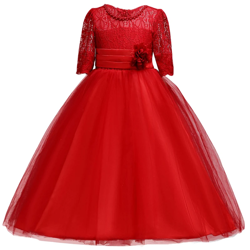 Коллекция года, летнее платье для девочек Vestidos, Детские платья для девочек, одежда торжественное платье принцессы для торжеств Вечерние платья на свадьбу для детей возрастом 4, 6, 10, 12 лет