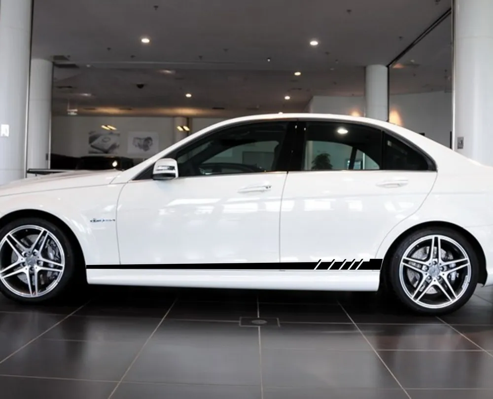 Buy Car Racing Stripes Lower Door Panel Decal for C63