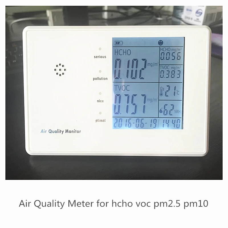 Free shipping personal home use voc indoor air quality monitorsmart pm2