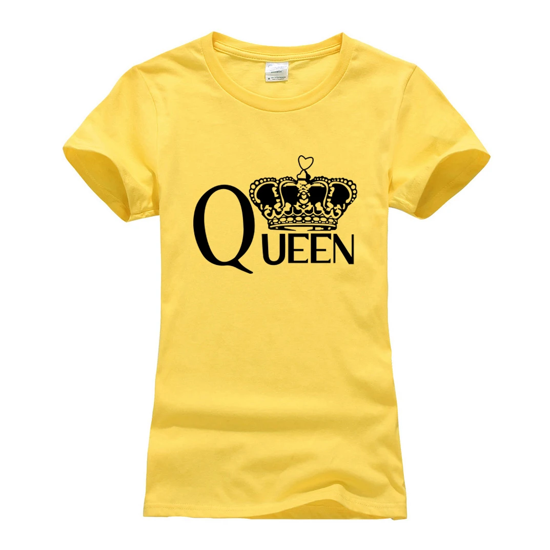Модная футболка с принтом королевы, для фитнеса, harajuku, брендовая, женская, повседневная, хлопковая футболка для девушек, женская одежда, футболка, kawaii, топ, футболка