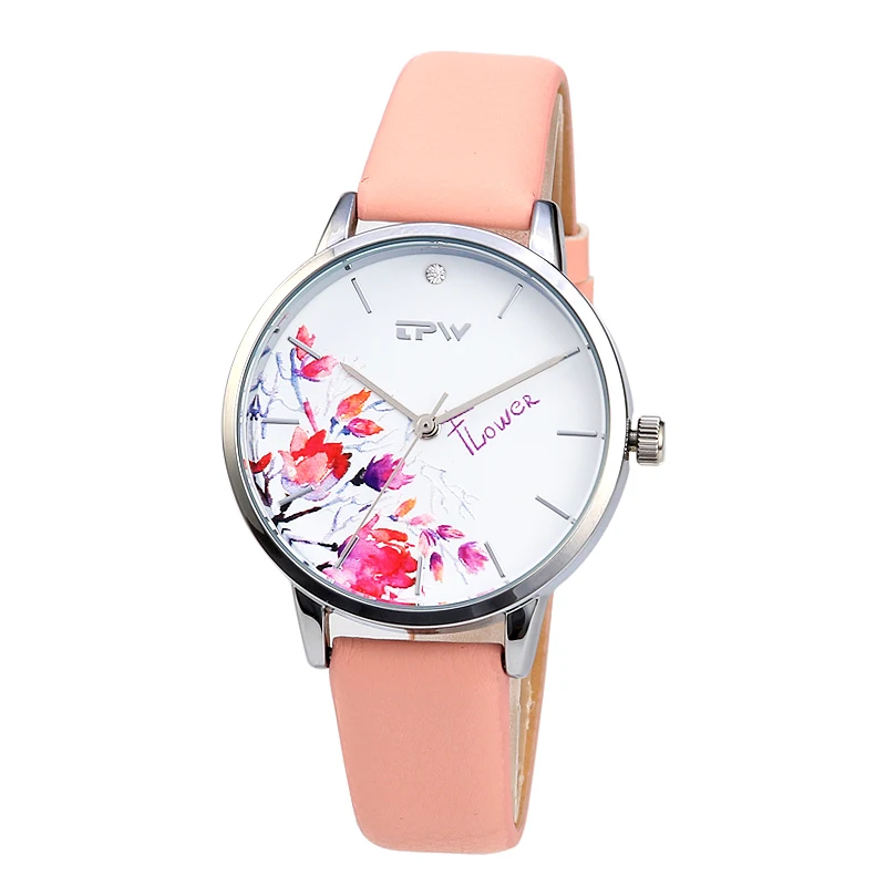 High Quality Fashion Leather Strap Rose Gold Women Watch Casual Love Heart Quartz Wrist Watch Women Dress Ladies Luxury Watches
