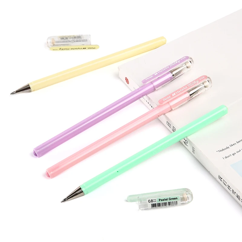 Японская гибридная гелевая ручка Pentel Пастельная 0 8 мм кавайный скрапбук цветной