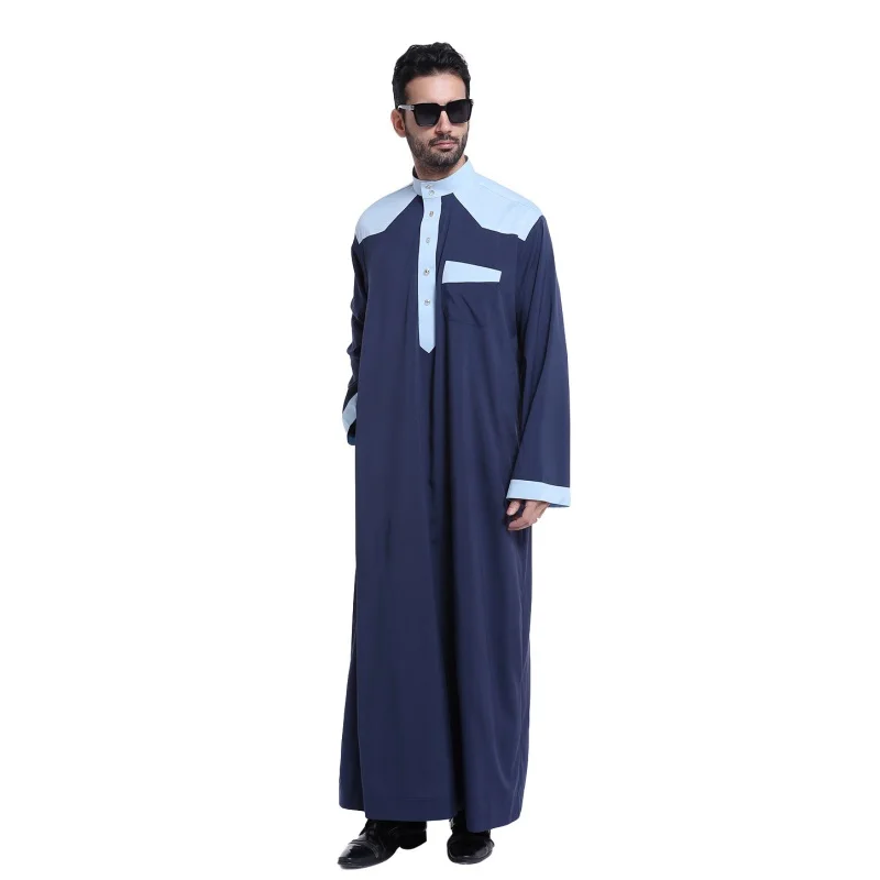 Muslim clothing for Men Mens Kaftan Jubba Thobe White Abaya Arab clothing Man Islamic clothing Ropa Arabe hombre S2