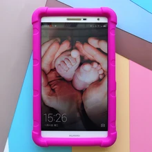 Силиконовый прочный Чехол MingShore для huawei MediaPad T2 7,0 PLE-701L с ремешком на руку для huawei T2 7,0 Pro PLE-703L планшет