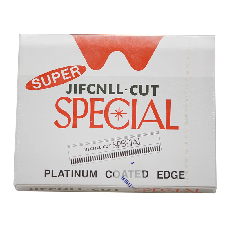 100 шт./лот, WholesaleSuper JIFONLI-CUT специальный бритвенных лезвий/острое лезвие бритвы для волос со съемными лезвиями +