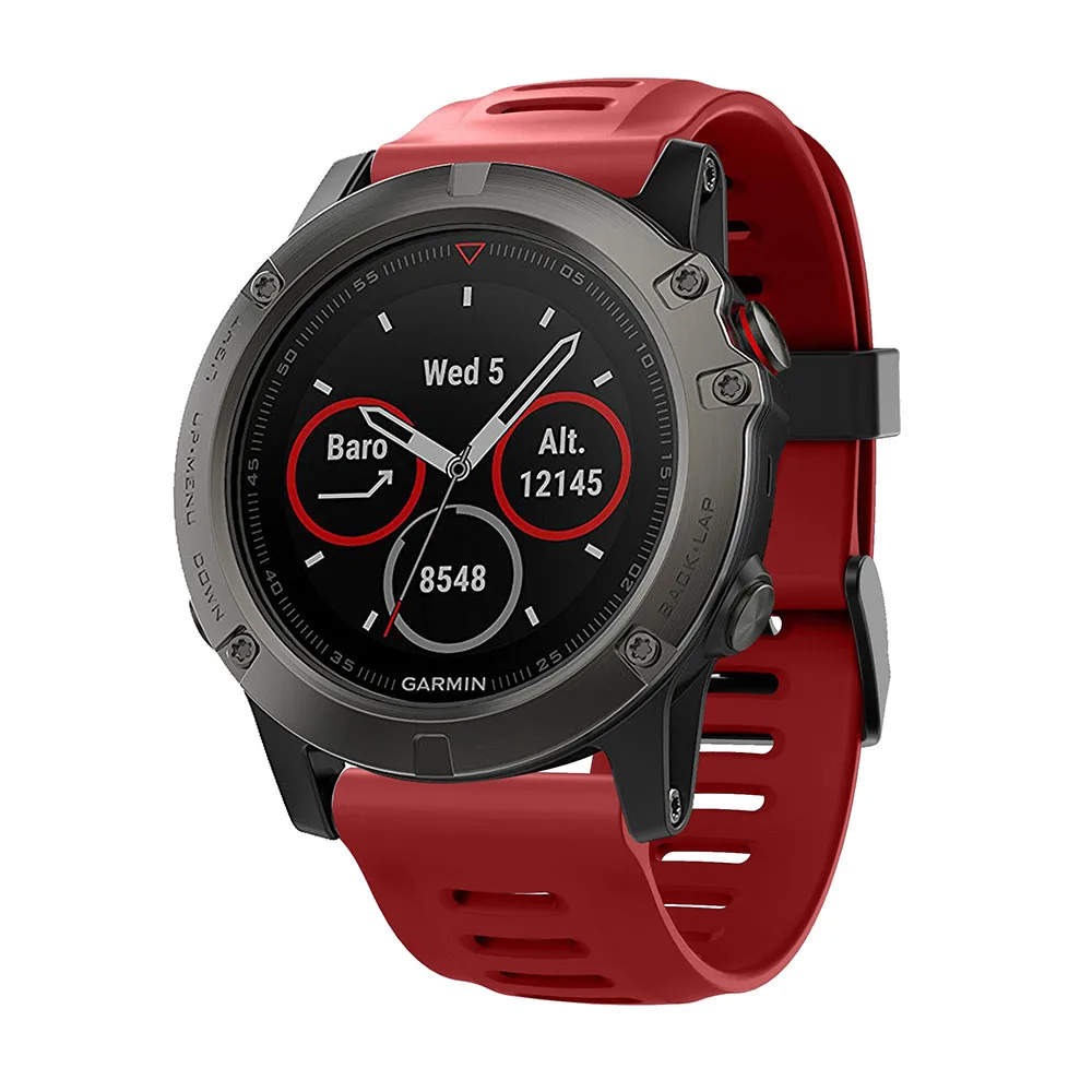 Силиконовый браслет на запястье для Garmin Fenix 5X/5 Xplus/Fenix 3/Fenix 3 HR замена 26 мм спортивный модный ремешок для смарт-часов Garmin gps