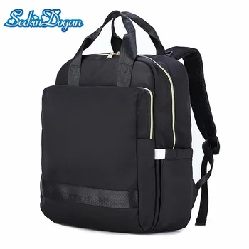 

SeckinDogan Baby Diaper Bag Maternity Baby Diaper Nappy Bag Large Capacity Convenient Nursing Backpack Nylon Baby Bags