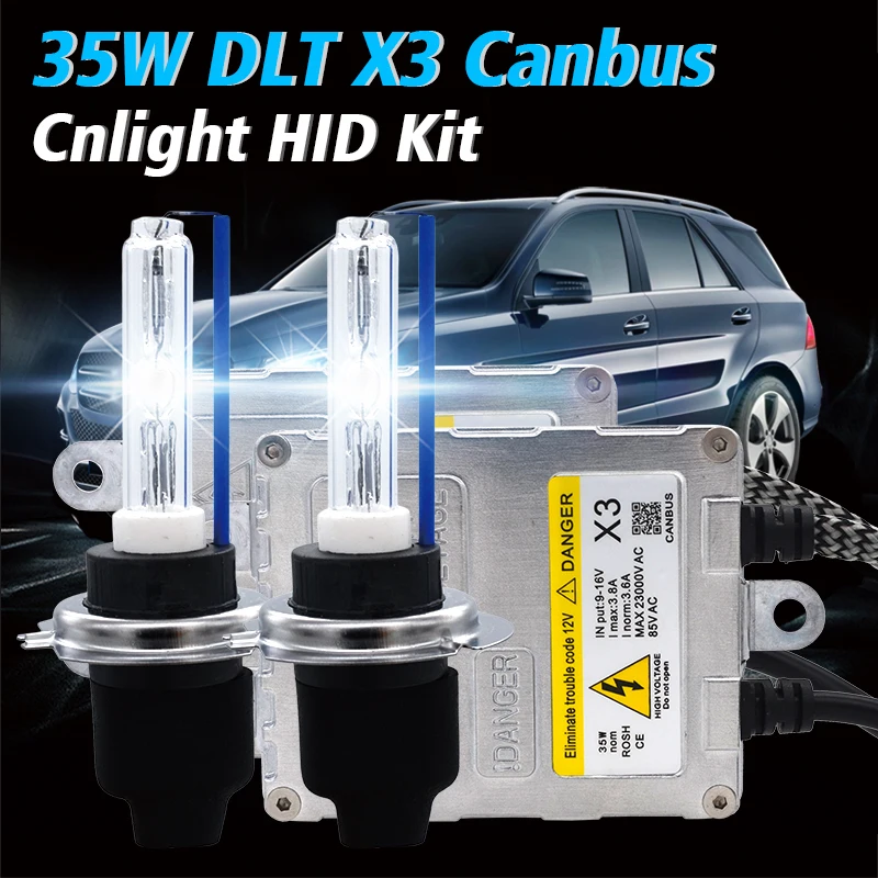 SKYJOYCE 35 Вт Cnlight H7 H11 Canbus HID комплект фар AC 12 В DLT X3 балласт оригинальный H1 9005 лампа 4300K