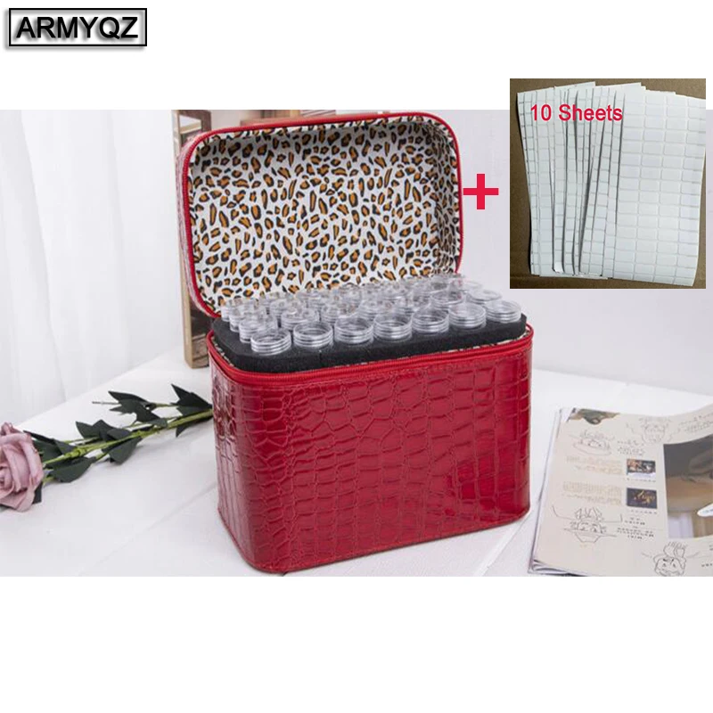 

New 84 grid Storag Briefcase Diamond Painting Accessories,Diamond Painting Storage Box Clear Plastic Beads Storage Boxes Tools