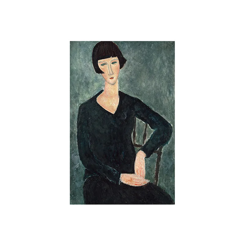Современный портрет Женщины Vogue Amedeo Modigliani холст печать живопись постер настенное