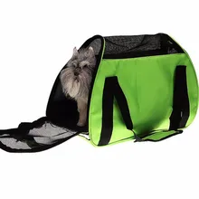 Портативная собачья сумка для маленькой собаки среднего размера s m esh воздухопроницаемая переноска для питомцев сумка s m l Размер для переноски кошек собак Сумка на одно плечо