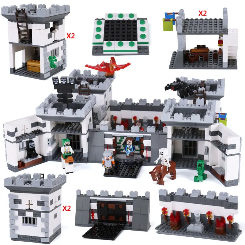 

Xingbao 09005 1627Pcs The Castle of Holy War Set Children Building Blocks Bricks Model Educational Toys as Gifts
