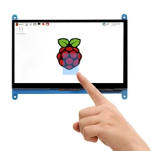 Новый 7-дюймовый USB HDMI ЖК-монитор 1024x600 емкостный сенсорный экран для Raspberry Pi 3