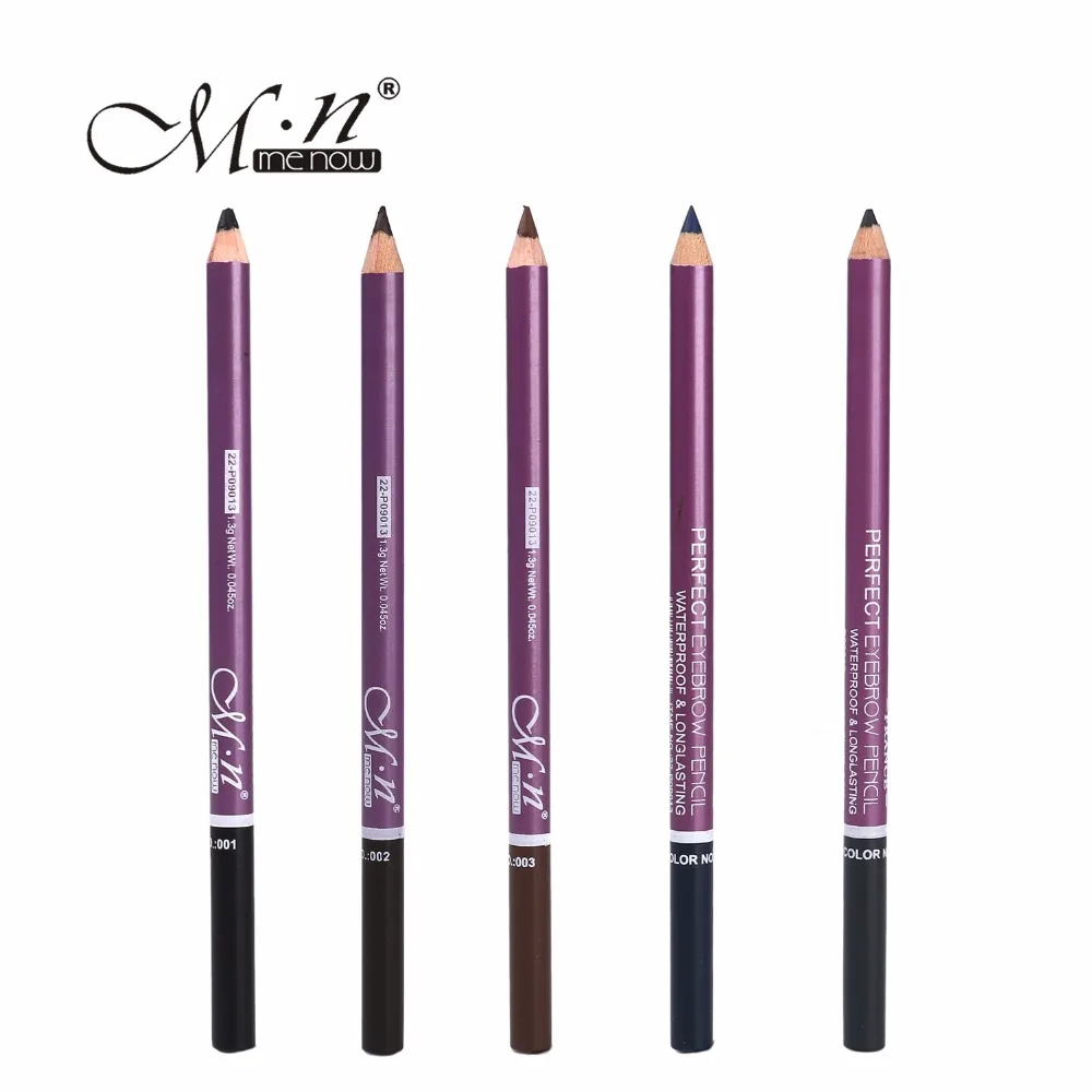 US $482.20 2000PcsLot Menow perfect eyebrow pencil with eyebrow comb black coffee brown waterproof amp long lasting eye makeup cosmetic