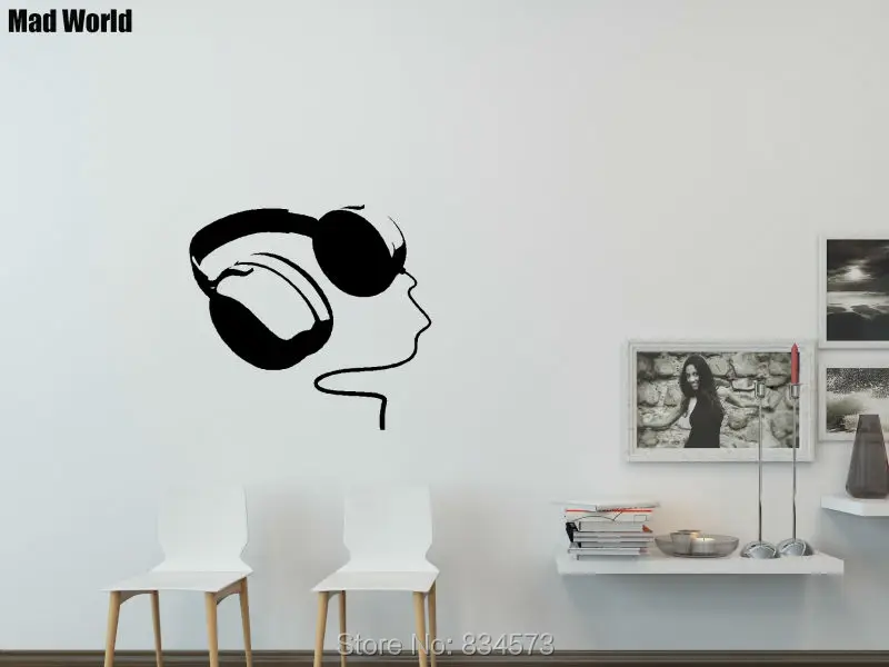 The HEADPHONES SILHOUETTE 59w  55H 1