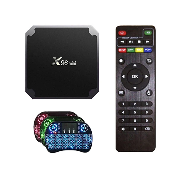 

Original X96mini Android 7.1 X96 mini Smart TV BOX 4K*2K Quad Core Amlogic S905W Support 2.4WIFI