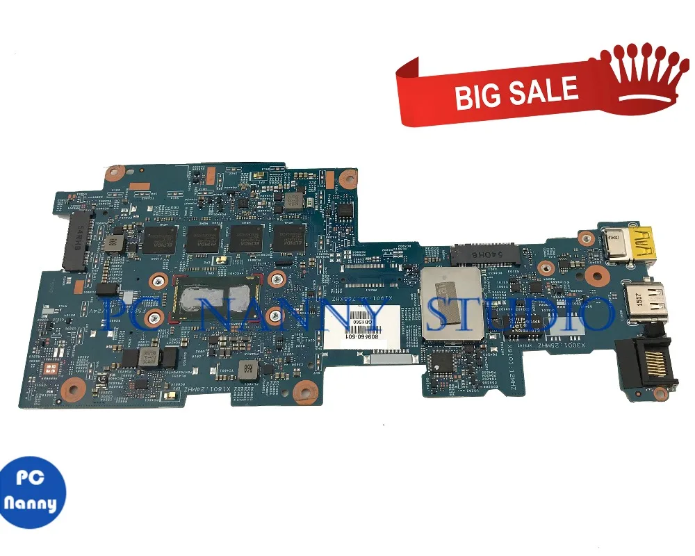 Материнская плата PCNANNY для ноутбука HP Pavilion X360 11 K 809560-501 809560-001 M-5Y10C 4 Гб