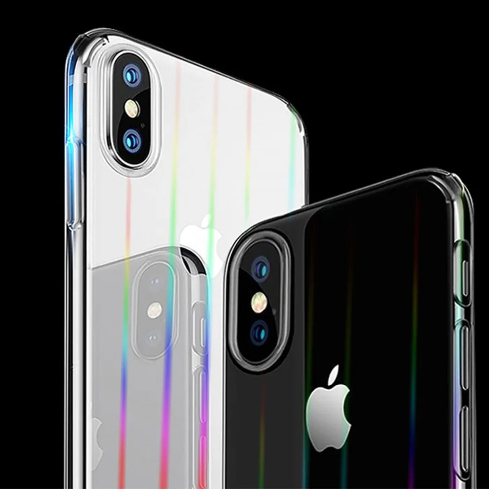 Цветной мягкий чехол с 3d-изображением русалки рыбьей чешуи для iPhone 11 Pro XS Max XR X прозрачный силиконовый чехол градиентного цвета для iPhone 7 8 6 Plus