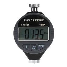 1 шт. Цифровой Твердость дюрометр тестер 0-100HA Shore A ЖК-метр для резиновой пластиковой кожи мульти-смазочный воск
