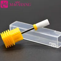 MAOHANG 1pcs XF Ceramic nail drill bit Large Barrel Smooth Top bit electric drilling manicure machine accessories nail tools 2
