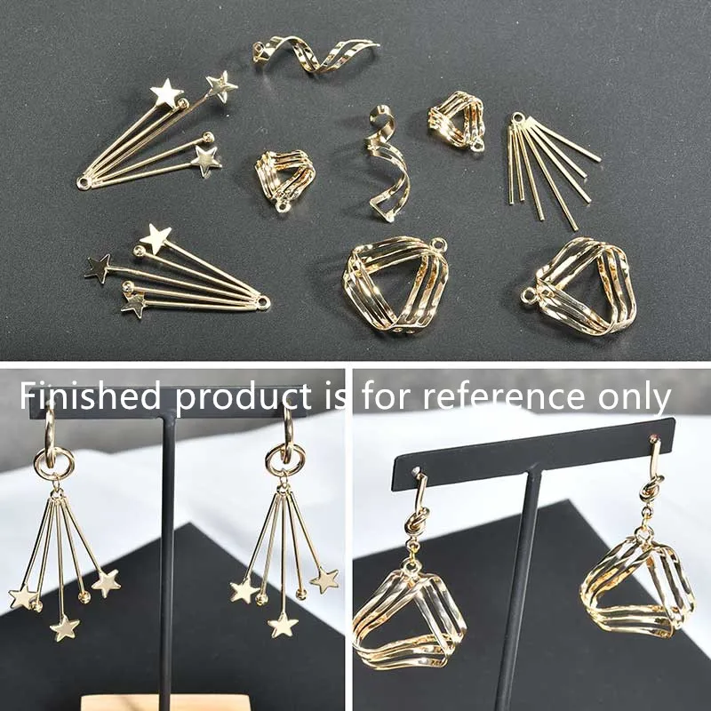 

Min order 10pcs/lot cartoon triangle/wave shape copper fashion floating locket charms diy jewelry earrings pendant accessory