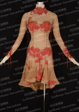 2016 NEW!Latin dance dress,tango salsa samba dress, latin dance wear , cha-cha Competition Latin dancing wear