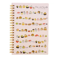 Kawaii Japan cartoon Rilakkuma& sumikkourashi Coil notebook/для дневника, списка дел/Карманная книга/офисные школьные принадлежности(суши