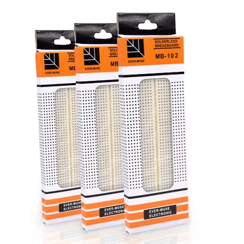 

10PCS/Lot Breadboard 830 Point Solderless PCB Bread Board MB-102 MB102 Test Develop DIY