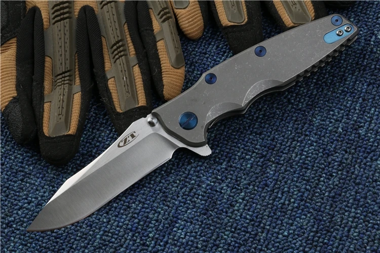 ZT 0392 складные ножи S35VN лезвие Титан Ручка шарового подшипника боевой и