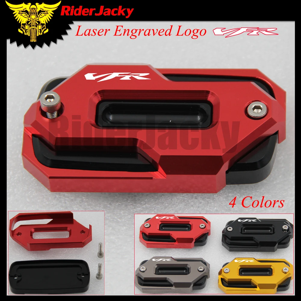 

RiderJacky Motorcycle Front Brake Master Cylinder Fluid Reservoir Cover CAP For Honda VFR800F VFR 2002-2015 2011 2012 2013 2014