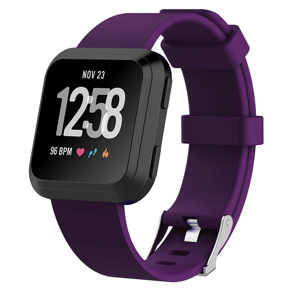 Coolaxy мягкий силиконовый сменный ремешок для Fitbit Versa/Versa Lite, ремешок для часов, ремешок для Fitbit Versa, женский браслет