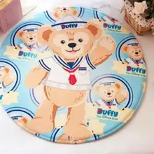 IVYYE 60 см Duffy Kumamon аниме ковер украшения круглые домашние мягкие ковры мультфильм коврики на пол для спальни Ванна плюшевые ковры коврик