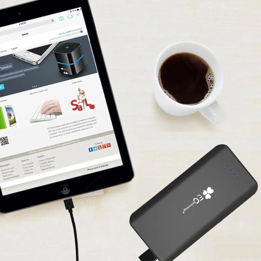 EC technology power Bank 20000 мАч 3 USB порта power Bank для Xiaomi iPhone huawei Быстрая зарядка универсальное Внешнее зарядное устройство