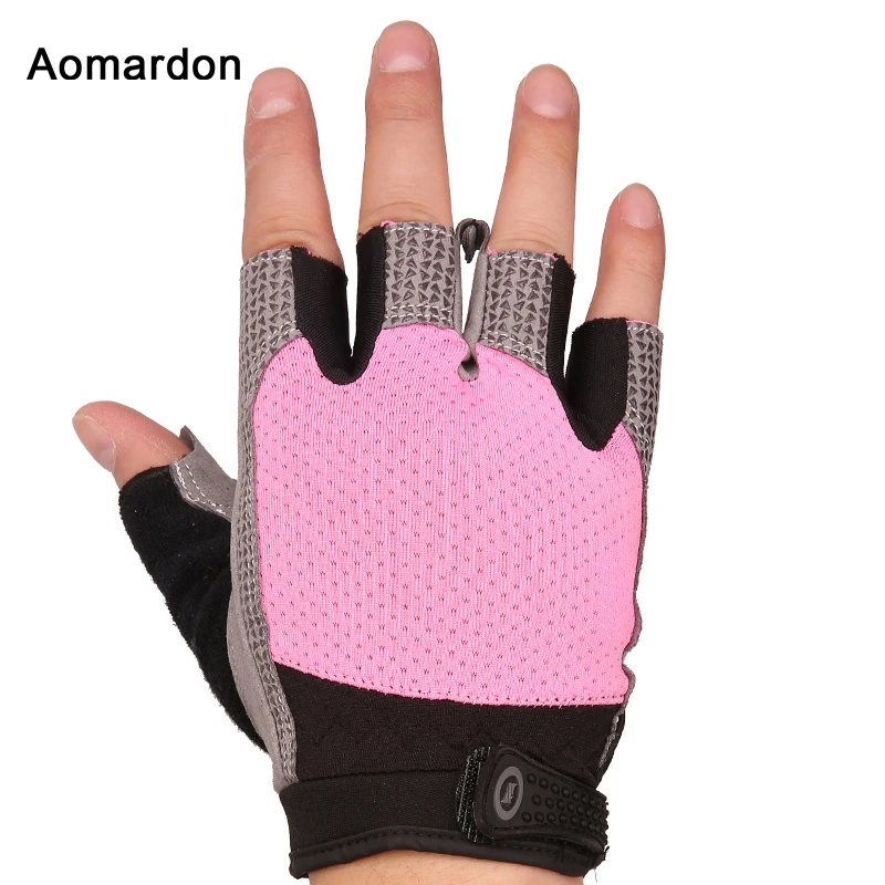 MYBORON النساء رياضة اللياقة البدنية قفازات نصف الاصبع مكافحة للانزلاق دائم مريحة واقية قفازات ل الاثقال الدراجات نجوم النادي الأهلي