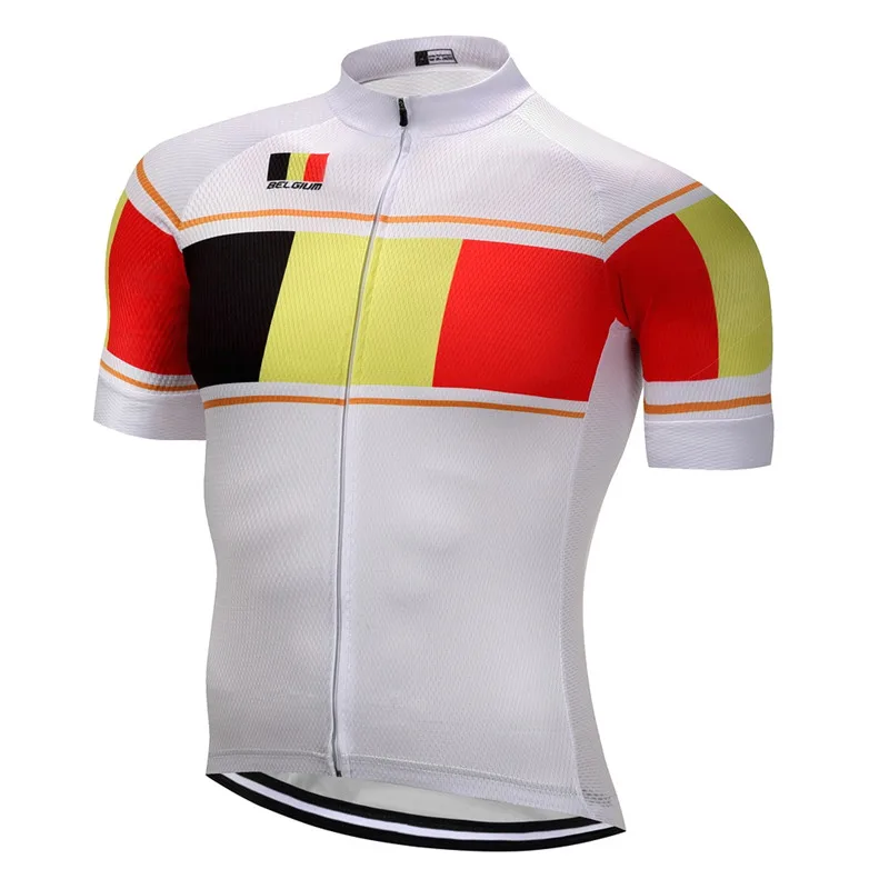 Belgium Weimostar бразильская команда дышащий Велоспорт Джерси лето mtb гоночный спортивный велосипед велосипедная одежда Maillot дорожный велосипед Джерси - Цвет: Belgium