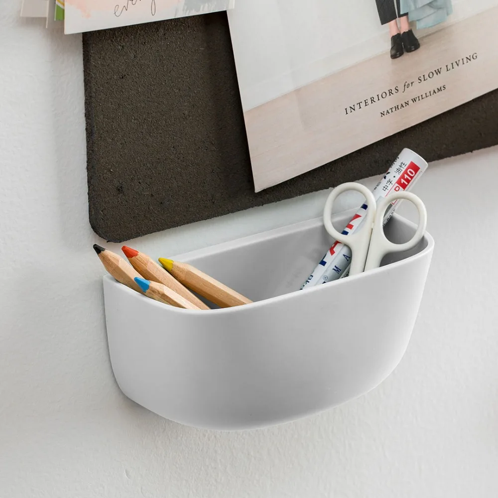 3Pcs/Set Xiaomi Mijia Wall-mounted Storage Boxes Simple Wall Storage Nail or Paste To The Wall Smart Home