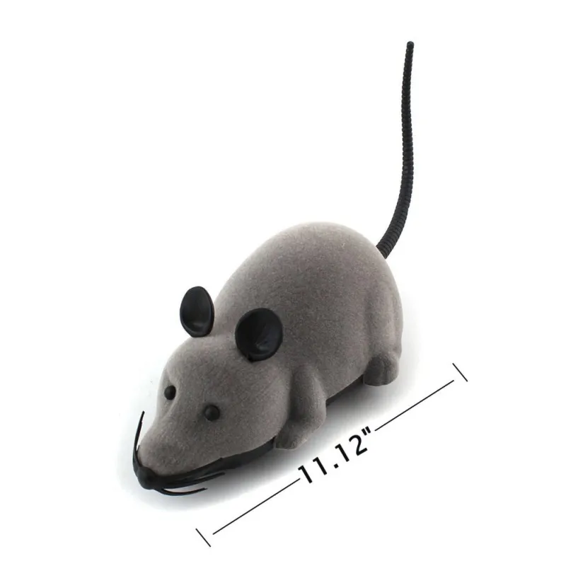 New Pet Toy Rotating Mouse Remote Control Pet Toys Mouse Electronic Toy Mouse For Cat Dog Pet Novelty Funny Gift