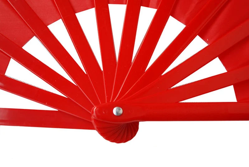 Chinese Folding Fan Martial Arts Fan Bamboo Kung Fu Fan Pure Plastic Tai Chi Performance Cheap Folding Fans Right Hand One Side