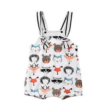 

Brand New Summer Toddler Infant Newborn Baby Girls Boys Romper 0-24M Sleeveless Cartoon Animal Jumpsuits Sunsuit Playsuit W3