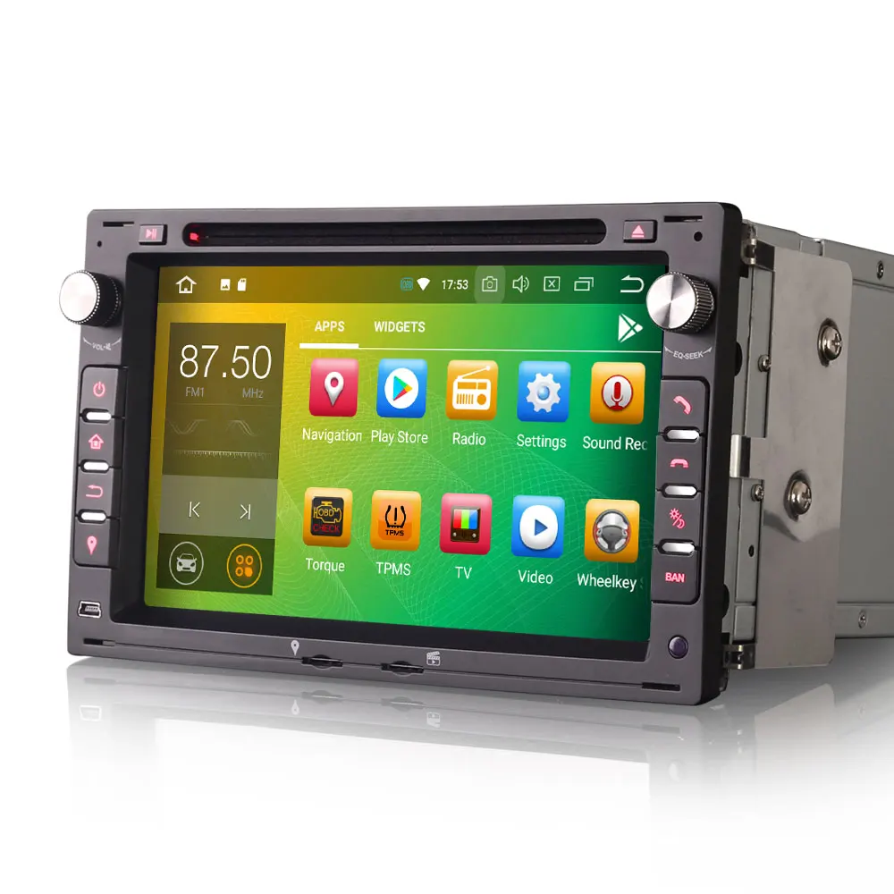 Clearance 7" Android 9.0 OS Car DVD Multimedia GPS Radio for Seat Alhambra 1996-2008 & Seat Arosa 1997-2004 & Seat Cordoba 6L 2002-2008 2